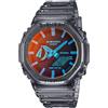 Casio Orologio Analogico-Digitale al Quarzo Uomo con Cinturino in Plastica GA-2100TLS-8AER