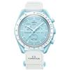 Swatch Omega x Swatch Moon Swatch Mission to Uranus Speedmaster Blue - Nuovo, Blu, Moderno