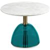 Fade Tavolino Moon Verde in Marmo H61x45 cm