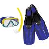 MARES SET NATEEVA KEEWEE JR. Kit Pinne Maschera Boccaglio