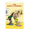 Afie Gaston Lagaffe glct0050 Ste Santa catherine 25 novembre ragazza con busta illustrée assortie