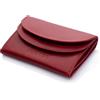 SURAZO® Mini portafoglio da donna in vera pelle (10,5 x 7,5 x 2 cm), mini portafoglio in pelle da uomo | Mini portafoglio RFID | 4 scomparti per carte di credito | sottile con scomparto per monete