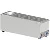 Ristosubito Bagnomaria per salse CLN 4 bacinelle GN 1/6 Modello CBMS416V Temp.°C. 40/95 Dim. cm L.20.8 P.72 H.25.5