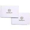 WISEPLAYERFC Supporto per Parastinchi da Calcio, 2 Fasce per Uomo, Donna e Bambini (Rosso)
