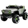 FP-TECH AUTO ELETTRICA PER BAMBINI MACCHINA JEEP 2 POSTI 4WD 12V CON TELECOMANDO USB MP3