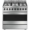 SMEG Cucina a Gas Libera Installazione Classe Energetica A in Acciaio Inox B91GMXI9 S