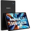 MAGCH Android 13 Tablet10.1Pollici Tablet PC con WiFi e SIM 15GB RAM 64GB ROM,8MP + 13MP1920*1200 Schermi HD IN-Cell, 8000mAh Doppia fotocamera, Face ID,Nero-con custodia