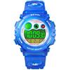 CoFuo Orologio sportivo digitale per bambini per ragazzi e ragazze, impermeabile, multi funzione, casual, con 7 LED colorati, sveglia, cronometro, orologio da polso Allegro
