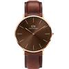 Daniel Wellington Orologio Uomo Daniel Wellington Quarzo Acciaio Rosè Cioccolato 40 mm DW00100627