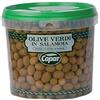Copar Olive Verdi in Salamoia 6 Secchielli da 900 g Sgocciolati Totale 5,4 kg