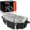 Frankberg Resistenza riscaldante Regolatore del ventilatore 7-Poli Compatibile con Golf VI 5K1 Golf VI Variante AJ5 Yeti 5L Q3 8UB 8UG Beetle Cabriolet 5C7 5C8 Replace# 3C0907521G, 3C0907521D