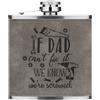 Gift Base If Papà Can'T Risolvere il Problema Noi Know Re Screwed 170ml Simil Pelle Flask
