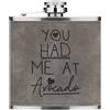 Gift Base You Had Me Presso Avocado 170ml pelle Sintetica Hip Flask Grigio Funny Amore San