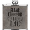 Gift Base Blame It Sul Lag Gamer 170ml pelle Sintetica Hip Flask Grigio PC Computer Funny