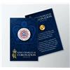King Charles III Coronation Pin Distintivo 25mm Supporto Scheda Commemorativa