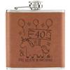 Gift Base 40° Compleanno Still Believe In Unicorns Flaconcino In PU Pelle Tan - Felice