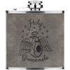Gift Base Santo Guacamole 170ml pelle Sintetica Hip Flask Grigio Divertente Avocado Cibo
