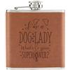 Gift Base I'M A Cane Lady What's Your Superpower 170ml pelle Sintetica Hip Flask Tan - Per