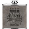 Gift Base Ecco Come Si Presenta Un'Incredibile Post Lady 6oz In Pelle PU Grigia