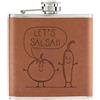 Gift Base Let's Salsa Peperoncini 6oz In Pelle PU Tan Piccante Caldo Ballando Divertente