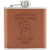 Gift Base Whoever Said You Can'T Compra Felicità Cuccioli 170ml Simil Pelle Hip Flask Tan
