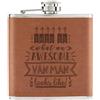 Gift Base This Is What An Awesome Van Uomo Looks Like 170ml Simil Pelle Hip Flask Tan Best
