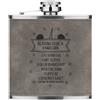 Gift Base Ragioni Essere Un Pandicorn 170ml pelle Sintetica Hip Flask Grigio Funny Panda