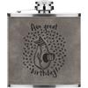 Gift Base Avo Grande Compleanno 170ml pelle Sintetica Hip Flask Grigio Divertente Avocado