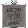 Gift Base Un Apple Giorno Mantiene Anyone Via 170ml pelle Sintetica Hip Flask Grigio Funny