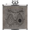Gift Base Let's Avocuddle Avocado 170ml pelle Sintetica Hip Flask Grigio Divertente Idea