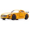 siku 1542, Auto sportiva Mercedes-Benz SLS AMG Black Series, Metallo e Plastica, Arancione, Porte ad ala di gabbiano apribili, Ruote in gomma