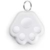 Generico GPS Pet Dog Smart Tracker, Mini Anti-Perso Impermeabile Bluetooth Gatto localizzatore Portafoglio Bagagli Chiave cercatore Senza Fili Accessori per collari Prevenzione della Perdita (Bianco)