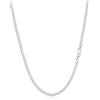 Silvora Collana Argento Donna Catenina Uomo S925 36-71 CM Catena a Cubana Figaro 3:1 Collana Uomo Argento 925 Classica Hiphop Punk Alta qualità Anallergico Finemente lucidato