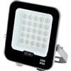 M Ledme - Faretto Proiettore Led Napoli Plus 20W, 2.400 lumen, IP65 Dimmerabile, Colore Luce Fredda (6000k), illuminazione esterna, uso per giardino, cortili, parcheggio, hotel, navi ecc. LM6801