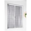 Linder - Vetri a Coppia di cordoncini in poliestere grigio 55 x 120 cm