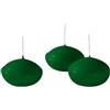 Cereria Di Giorgio - 20 Candele Galleggianti - Diametro 4.5 cm Altezza 2.7 cm - Colore Verde scuro - Durata 4 ore