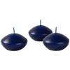 Cereria Di Giorgio - 20 Candele Galleggianti - Diametro 4.5 cm Altezza 2.7 cm - Colore Blu notte - Durata 4 ore