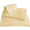 Tutto Oro Set di 3 asciugamani da bagno, asciugamano per viso, in spugna morbida, 100% cotone, multicolore, colore: Beige