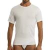 GARDA - 3pz T-Shirt Uomo Mezza Manica, Girocollo, Intimo Uomo 100% Cotone Pettinato Art. 0024 (Nero, 6/XL)