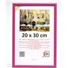 3-B Cornice MAUI, rosa, 20 x 30 cm, cornice in legno, cornice per foto, cornice per ritratto con vetro acrilico