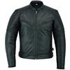 Texpeed Giacca da moto in pelle da uomo - Giacca da moto da turismo con protezione originale da motociclista CE (EN 1621-1) 5XL