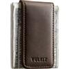 VULKIT Fermasoldi Magnetico Sottile Porta Biglietti da Visita in Pelle Porta Banconote Forte Magnete può Contenere 15 Banconote Piegate
