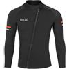 LEIDIMUS Top Muta in Neoprene da 1,5 Mm Per Uomini e Donne, Giacca in Neoprene con Chiusura Lampo Anteriore, Mantiene Caldo per Immersioni, Surf, Kayak, Nuoto e Subacquea,Men,XL