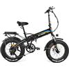 K KAISDA K2P-PRO Bicicletta Elettrica Pieghevole da 20 Pollici con Batteria Rimovibile 48V15Ah e motore, Fat Tire Electric Mountain Bike E-Bike per neve e Strade di Montagna.