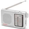 Aiwa RS-55/SL Silver Radio FM AM Portatile Altoparlante Cuffie Stereo Batterie 2x AA