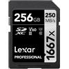 Lexar Scheda Di Memoria Lexar Professional 64 128 256 GB 1667X Classe 10, U3, V60