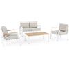 Bizzotto Set4 Salotto Belmar bianco