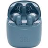 JBL TUNE 220TWS Cuffie Earbuds True Wireless Bluetooth, Auricolari senza fili con microfono per Musica, Chiamate e Sport, Fino a 3h di autonomia + 17h extra, Blu