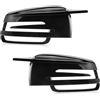 KYYET Tappo di copertura specchietto retrovisore laterale nero lucido per W176 W204 C204 W212 W211 W246 C117