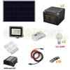 KIT FOTOVOLTAICO A ISOLA DA 160W CON INVERTER ONDA PURA DA 600W